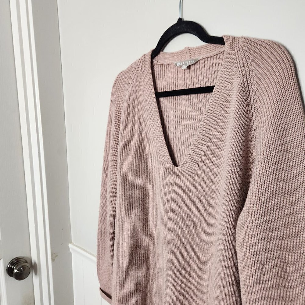 ATHLETA Switchback Pullover V-Neck Sweater Nouvea… - image 2